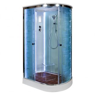 Душевая кабина Deto ЕМ1512 L LED 120х80х220 см